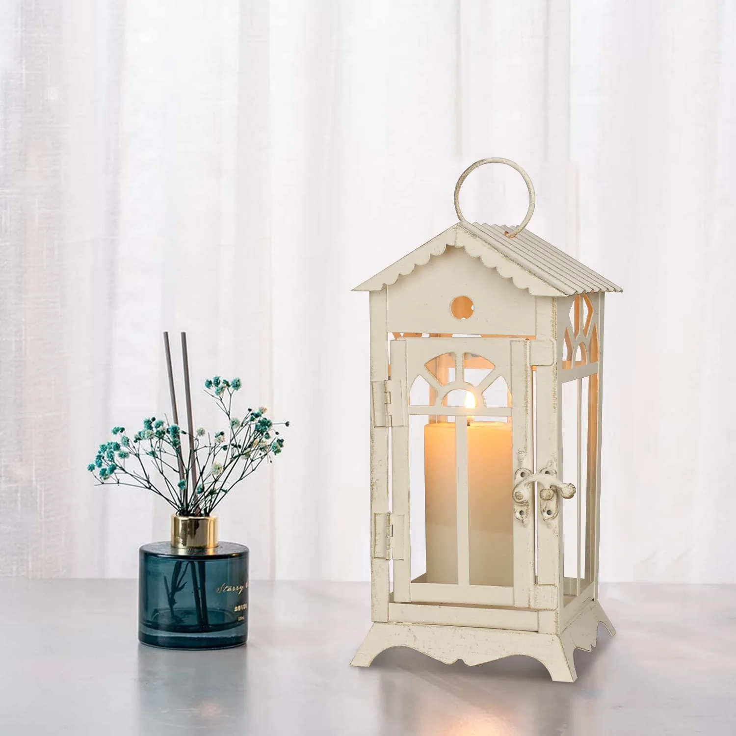 falor decorativo blanco vintage para boda